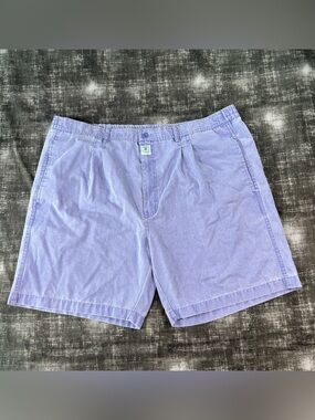 VTG 80s 90s Givenchy Shorts Mens 42(40x8) Lavender Active Relaxed Pleated Chinos